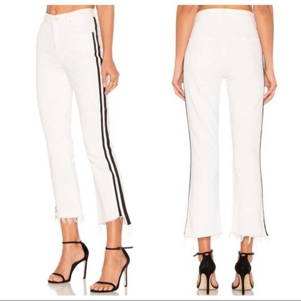 MOTHER Insider‎ Crop Step Fray Whipping The Racer Raw Hem Women’s - Size 32